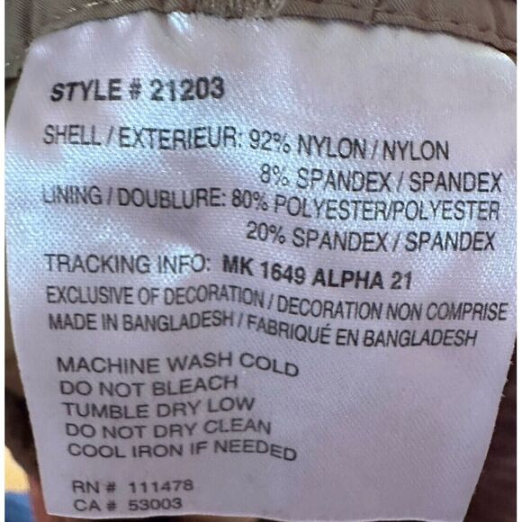 Arctix A6 Tan Hiking Outdoor Athletic Skort Size Petite‎ Small  13" - Picture 8 of 11